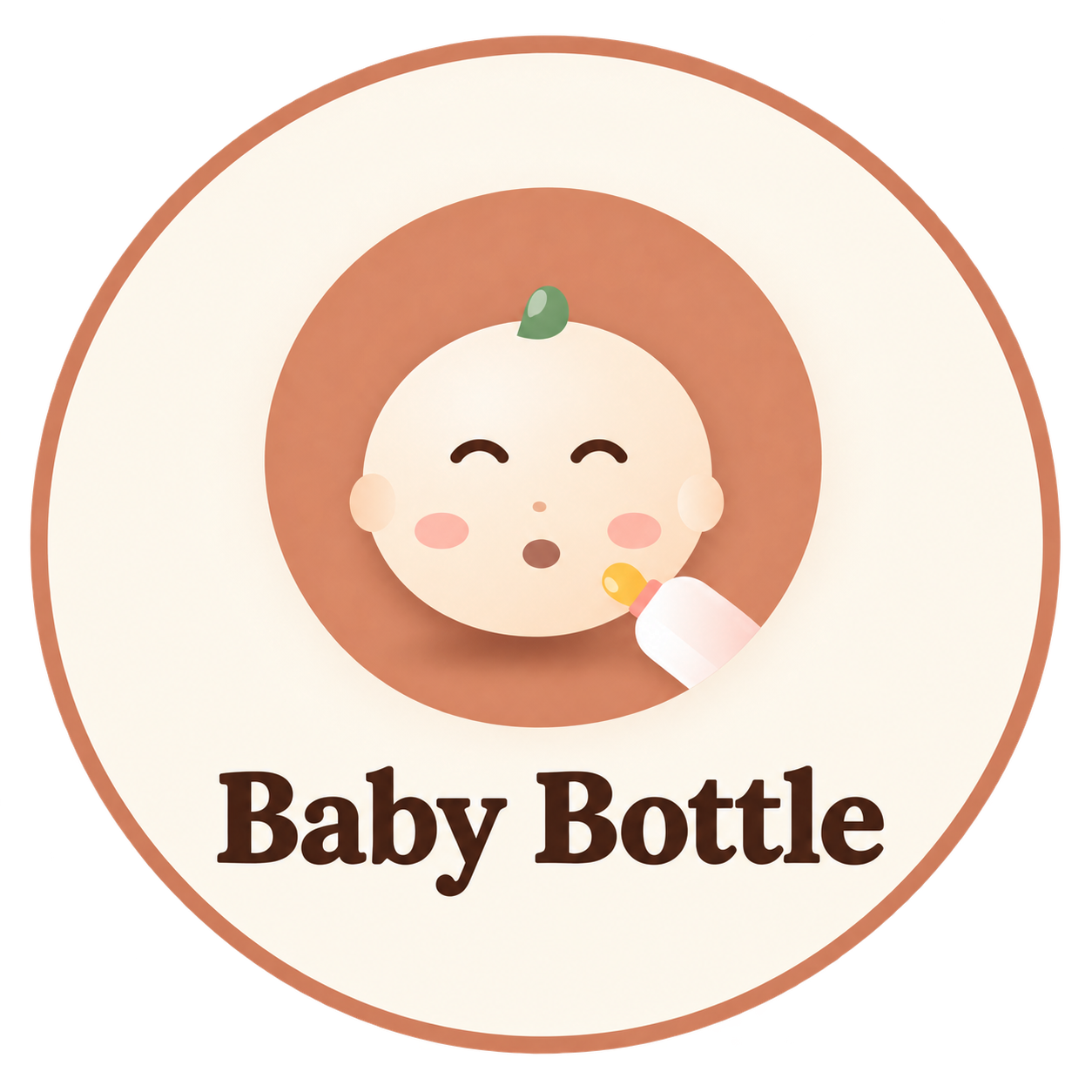 Logo Baby Bottle